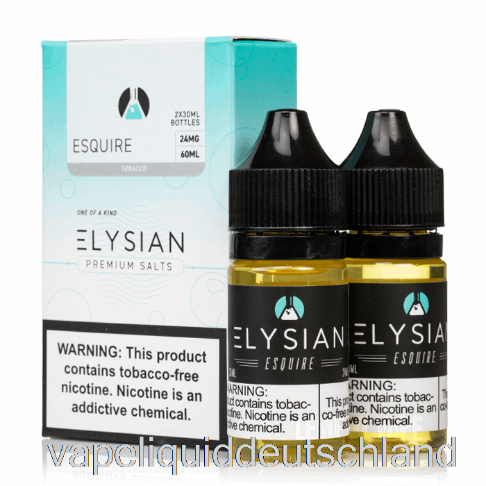 Esquire – Elysische Salze – 60 Ml, 12 Mg Vape-Flüssigkeit